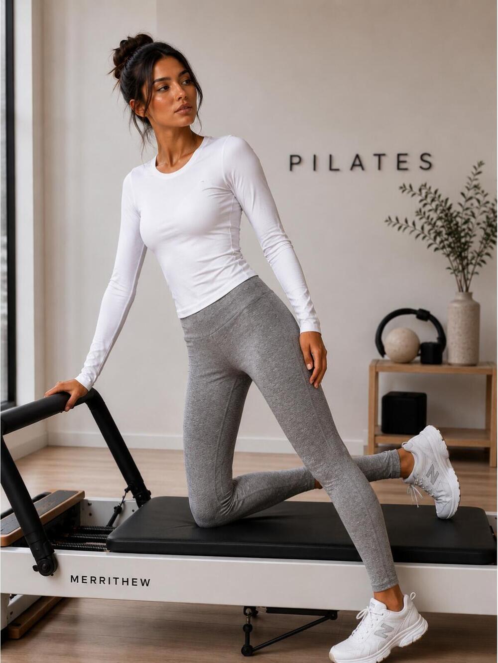 Lululemon Align Heathered Taupe Leggings Women’s Size 8 Yoga Pilates